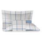 Jogo Cama Queen 4Pc Alg.200F Tresor Azul 7974 Estamparia