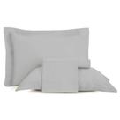 Jogo Cama Queen Altenburg 300 Fios Sublime Ponto Ajour Cinza
