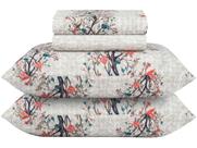 Jogo Cama Queen Estampa Finn 4 Peças Realce Premium