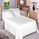 Jogo Cama Queen Size Algodão 130 Fios Liso Conforto Macio