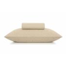Jogo cama simples 2pçs toque acetinado - solteiro - slim porcelana - bom sono