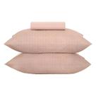 Jogo cama simples 3pçs toque acetinado - casal - slim lotus - bom sono