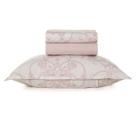 Jogo Cama Solteiro 160 Fios Karsten Prisma Rosa