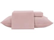Jogo Cama Solteiro 3 Pc Toque de Seda Rosa Jolitex