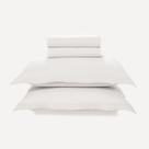 Jogo Cama Tom Karsten Queen Percal 200 Fios 100% Algodão Cor:Branco