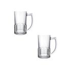Jogo Caneca Cerveja Bristol Vidro Nadir 340ml - Kit 2 Peças