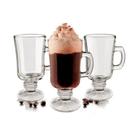 Jogo caneca vidro cappucino 3pcs x 300ml