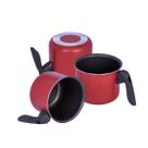 Jogo Canecão Leiteira Fervedor 12cm/ 14cm/ 16cm Antiaderente Teflon