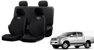 Jogo capas Hilux 03-13 couro proteção total rasgos e manchas