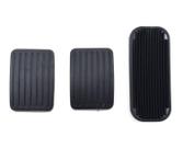 Jogo Capas Pedal Acelerador Freio Embreagem Mitsubishi L200 Outdoor - Todas frente quadrada