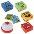 Jogo Cara Careta Face Change Expressão Cartas Quebra Cabeça Art Brink