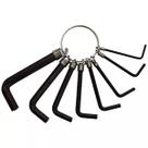 Jogo Chave Allen 1/16 a 1/4" com 8 Peças Belzer 220905BBR