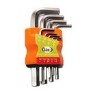 Jogo Chave Allen Curta Cromo Vanadium 1,5a10mm 9 Peças Jogo Chave Allen Curta Cromo Vanadium 1,5a10mm 9 Peças