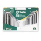 Jogo Chave Allen Longa 25 Peças MM/Pol SATA ST09120SJ