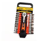 Jogo Chave Catraca Bits Fenda Philips Torx Torque 28 Peças - Knup