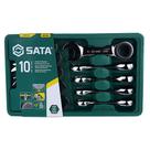 Jogo Chave Combinada Catraca 10 À 19Mm 10 Pçs ST09025G Sata