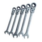 Jogo chave combinada catraca articulada 8 a 14 mm 05 peças 03501787 - STARFER