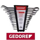 Jogo Chave Combinada Gedore Red Aço Cromo Vanádio 12 Pcs De 6 A 22mm