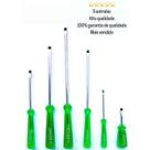 Jogo Chave de Fenda Kit com 6 Peças Imantado Profissional Jogo Chave de Fenda Kit com 6 Peças Imantado Profissional