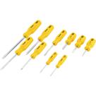 Jogo chave fenda phillips 10pc crv vonder