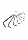 Jogo chave hexagonal/allen crv 1,5 a 6mm 8 pcs argola blister vila -