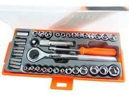 Jogo Chave Soquete C/ Catraca Reversível 40 Pçs - Sparta