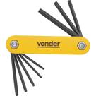 Jogo chave torx 8pc t09-t40 vtx2 crv vonder