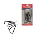 Jogo Chave Torx C/ Guia Argola 7 Pçs T10 A T40 - Etilux