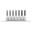 Jogo Chave Torx Soquete Macho Longo T20 A T55 7 Pc 900093 - VIP