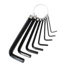 Jogo Chaveiro Hexagonal 8 Peças Black Color -fertak Jogo Chaveiro Hexagonal 8 Peças Black Color -fertak