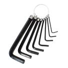 Jogo Chaveiro Hexagonal 8 peças Black Color -Fertak
