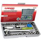 Jogo Chaves Catraca Reversível Soquetes 40 Peças Com Maleta Jogo Chaves Catraca Reversível Soquetes 40 Peças Com Maleta