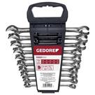 Jogo Chaves Combinadas Abertas com Catraca CR-V 10 à 19mm com 10 Peças - GEDORE RED