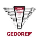 Jogo chaves combinadas gedore red 1/4 a 1.1/4 pol 16 pecas