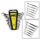 Jogo Chaves Fixas Combinado Kit 12Pçs 6 a 22mm Aço Cromo Vanádio Jogo Chaves Fixas Combinado Kit 12Pçs 6 a 22mm Aço Cromo Vanádio