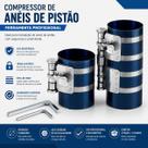 Jogo Cintas Para Aneis De Pistao Montagem Automotivo Carro E Motos 4 e 6 Polegadas