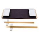 Jogo com 10 Peças para Sushi em Arsódia, Porcelana e Bambu - L'Hermitage