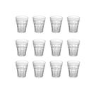 Jogo Com 12 Copos de Vidro 50ml Shot Licor Estilo Americano