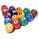 Jogo com 16 Bolas de Sinuca/ Bilhar / Snooker - 54mm - Produto Nacional - Cód. 54.07