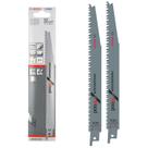 Jogo com 2 Lâminas de 200 mm para Serra Sabre Bosch S2345X Progressor For Wood para Cortar Madeira (2 608 654 403)