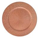 Jogo Com 2 Sousplats Bandejas Gotas em Relevo Rose Glod 33cm. Jogo Com 2 Sousplats Bandejas Gotas em Relevo Rose Glod 33cm.