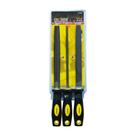 Jogo com 3 Limas com Cabo Plástico 8" - 0742363 - Crownman