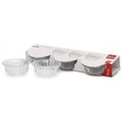 Jogo Com 3 Potes De Vidro 255 Ml Sobremesa Modelo Luxo Wincy
