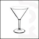 Jogo com 3 Taças Acrílicas Nautica Martini 170ml - KOS