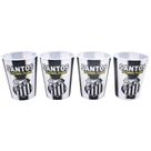 Jogo Com 4 Copos 3d 400ml - Santos