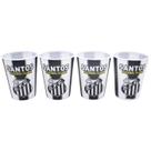 Jogo com 4 copos 3d 400ml - santos