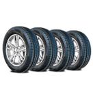 Jogo com 4 Pneus Novos Haida 205/70R15 8 Lonas para Veículos de Carga Alta Durabilidade e Resistencia
