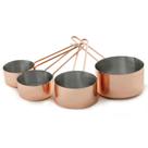 Jogo com 4 Xícaras Medidoras Bronze - ASA1501BZ