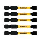 Jogo com 5 Brocas de Impacto DeWalt SL8 57mm - Aço de Alta Velocidade