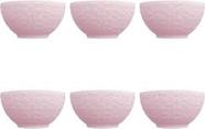 Jogo com 6 Bowls rosa fractal tassel